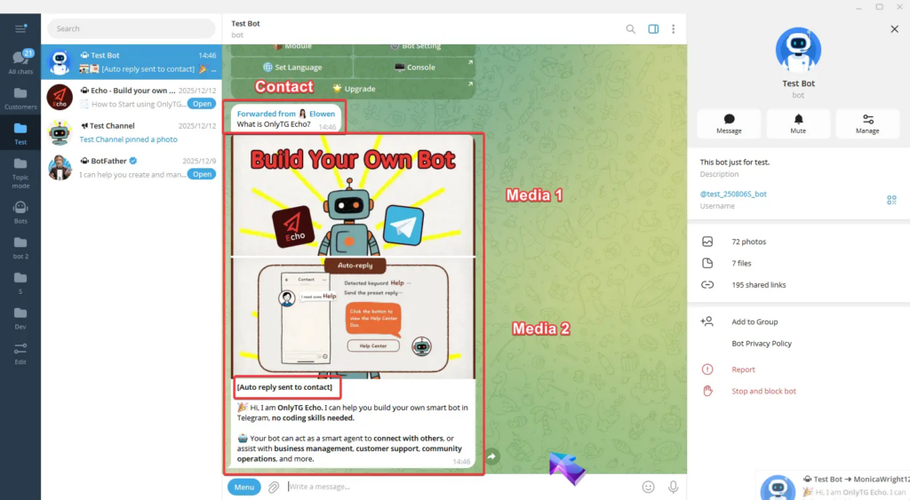 Multi-form Messages Builder