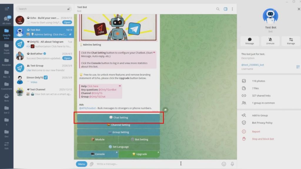 Dynamic Start Message