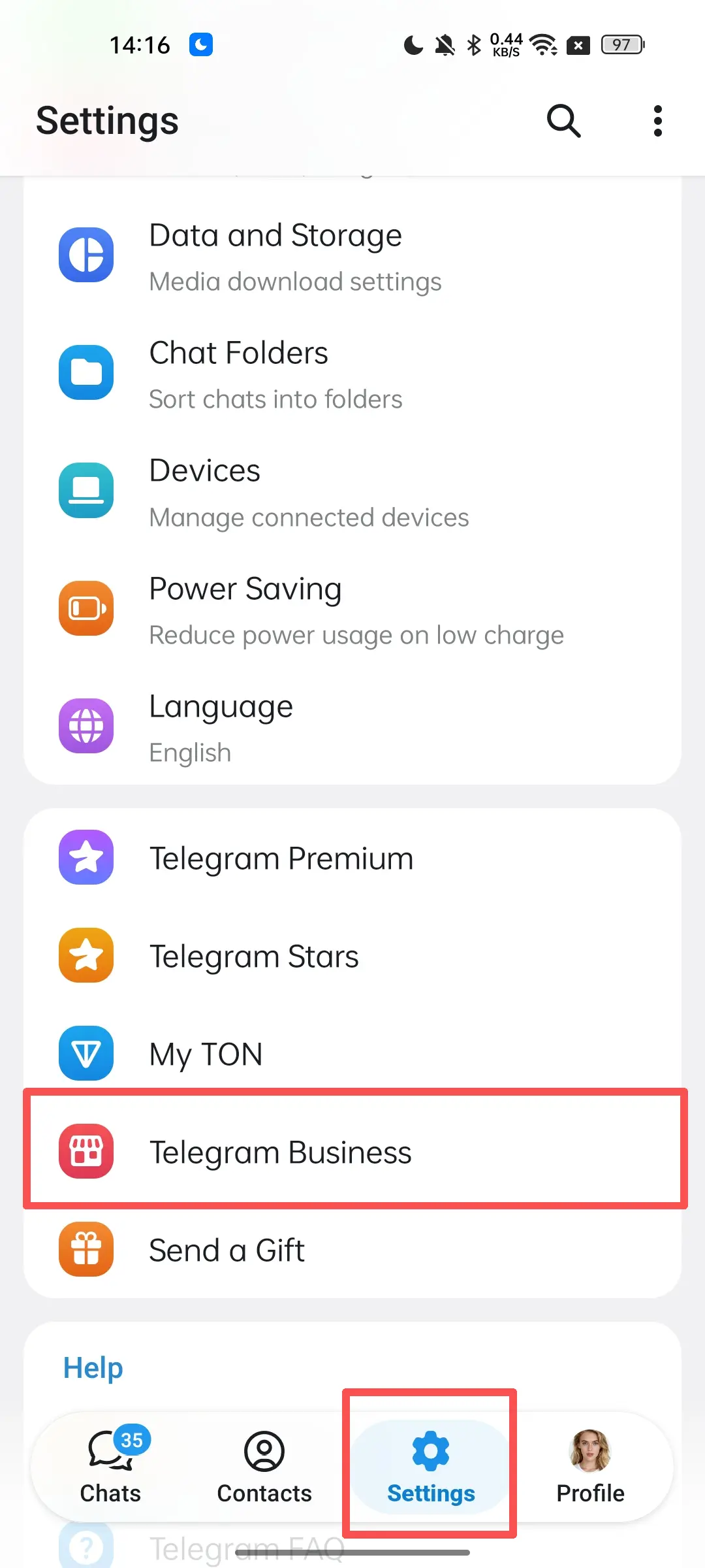 Telegram Business