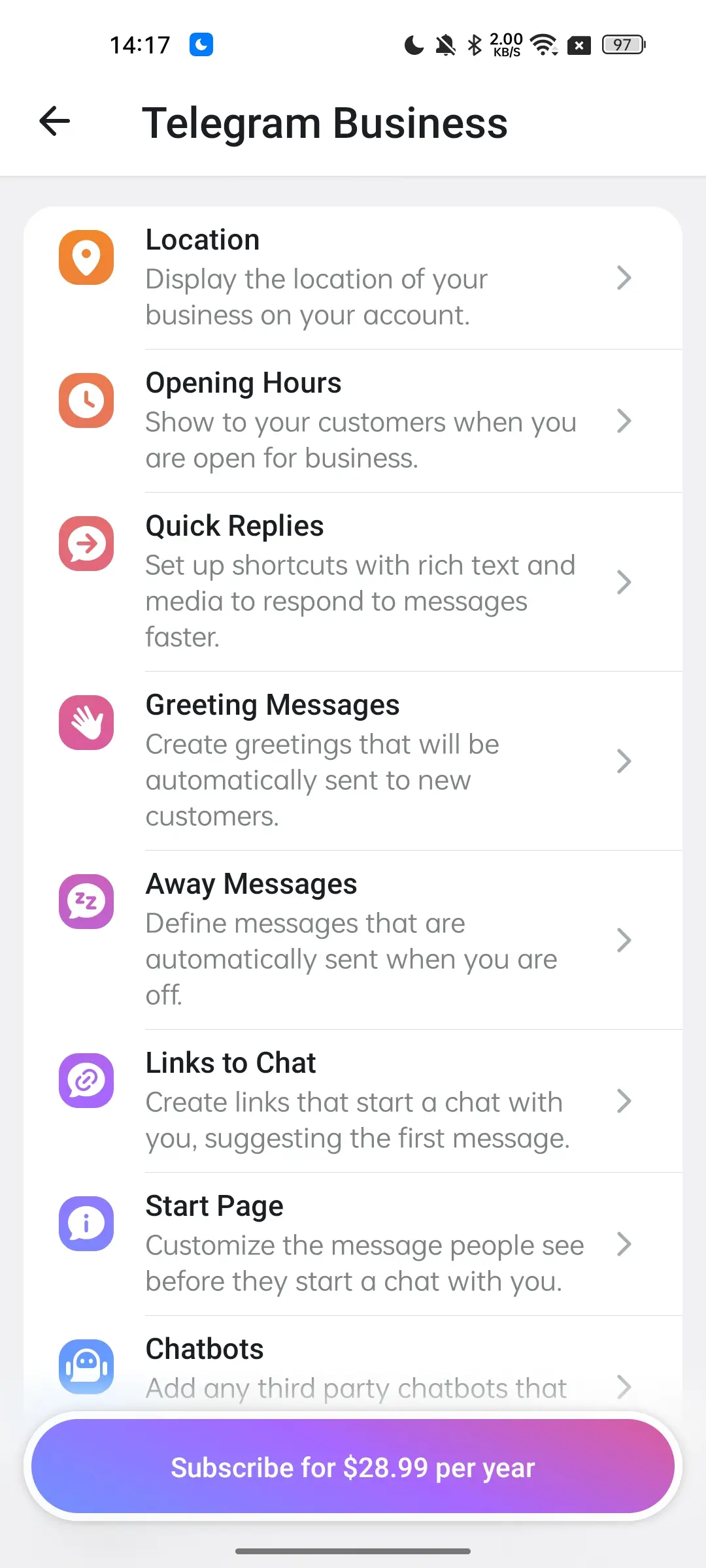 Telegram Business