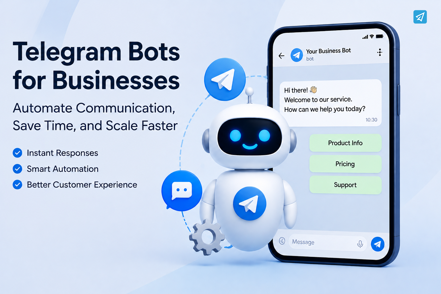 Telegram bots for businesses
