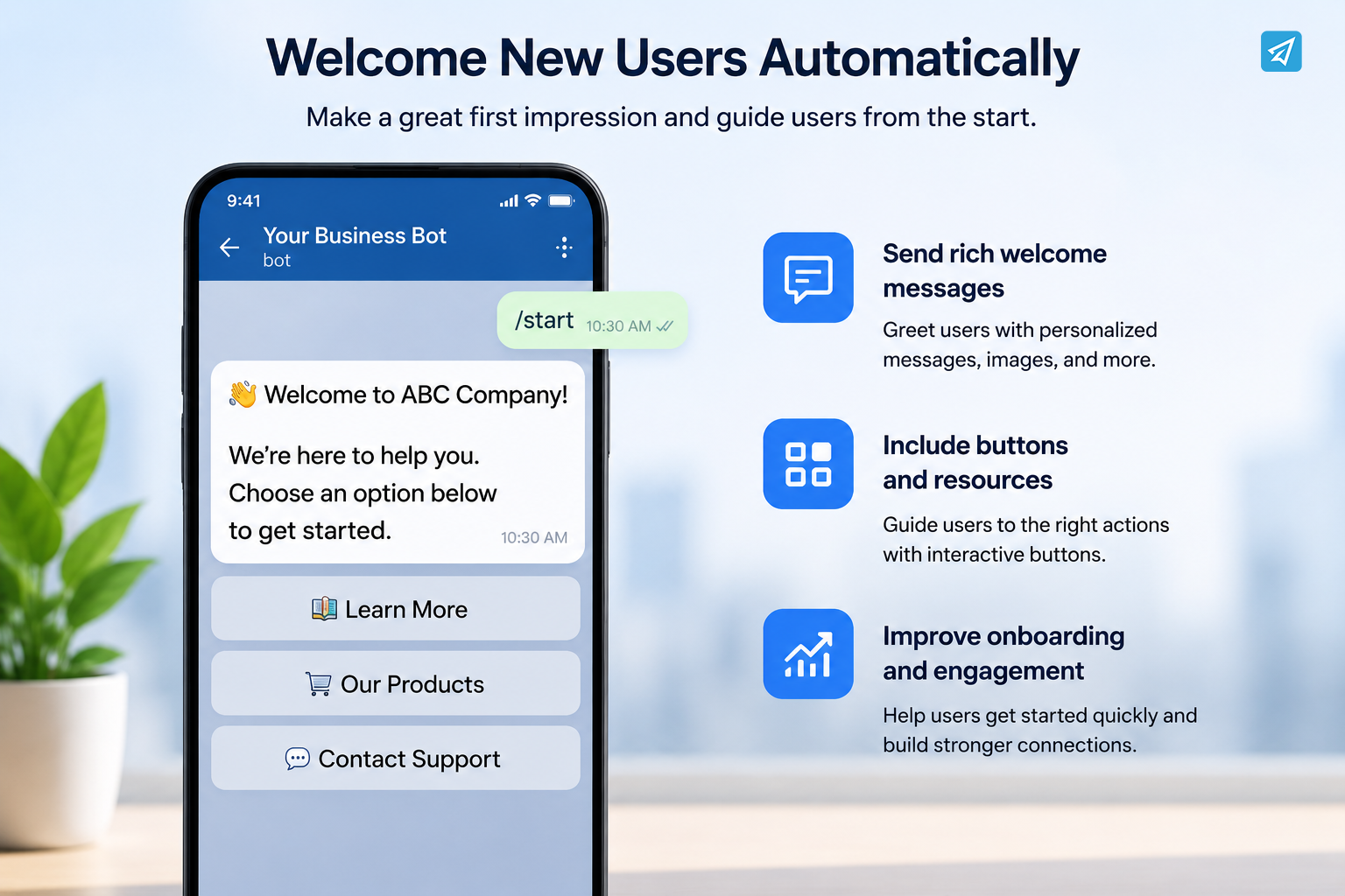 Telegram bots for businesses