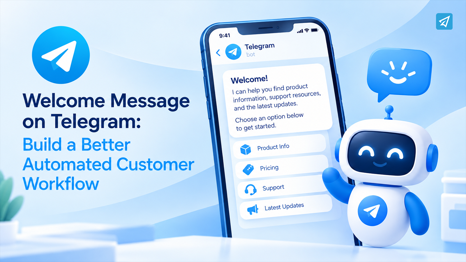 Welcome Message on Telegram
