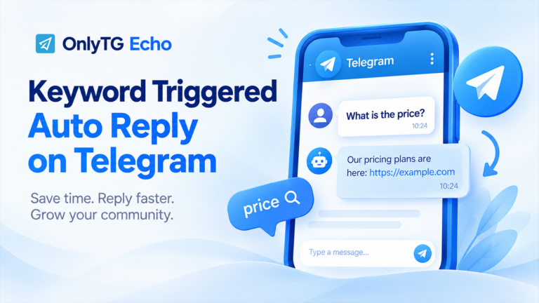 Telegram 上的关键词触发自动回复