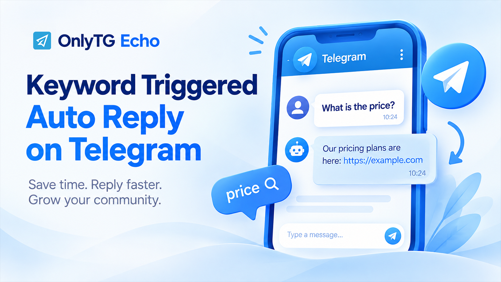 Keyword Triggered Auto Reply on Telegram