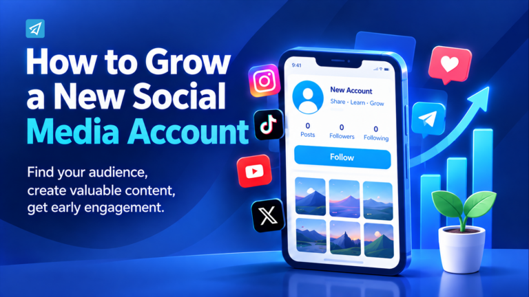 How to Grow a New Social Media Account