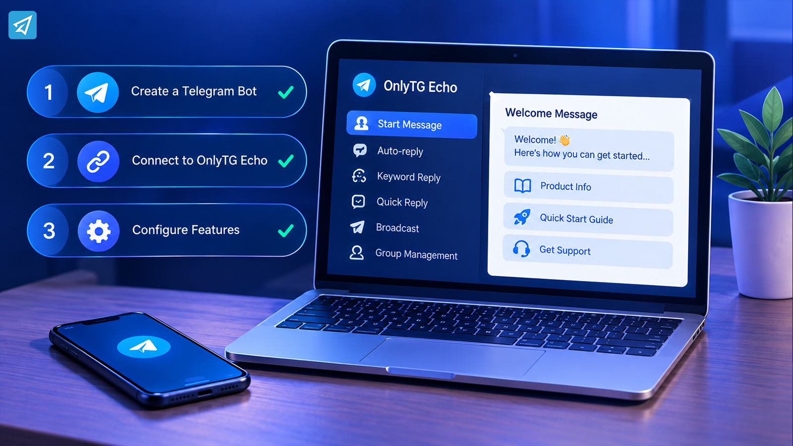Automatically Send Welcome Messages in Telegram